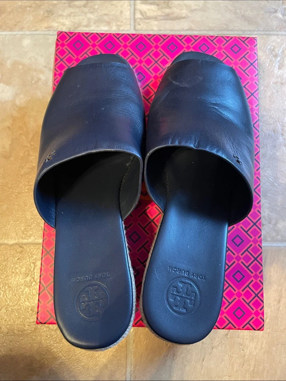 Tory Burch sleek blue